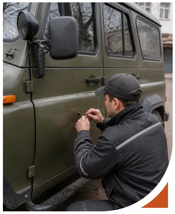 Профессиональное вскрытие автомобиля УАЗ без повреждений в Чистополе